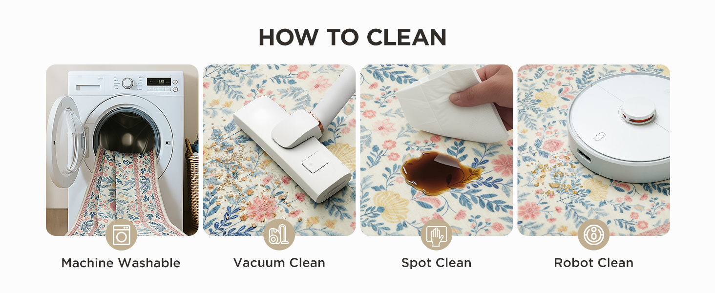 Washable rug