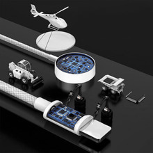 This image shows microcircuits with a smart chip that placed inside of this cable