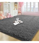 qulint 6x9 Area Rugs for Living Room, Large Fluffy Rug for Bedroom, Soft Shag Rug Shaggy Fuzzy Ca...
