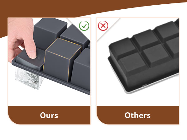 2 inch ice cube tray for whiskey