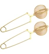 Luckyiren Snap Tea Ball Infuser with Handle; Premium Stainless Steel Fine Mesh Screen Tea Straine...