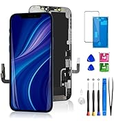 for iPhone 12/12 pro Screen Replacement Kit Black 6.1 Inch 3D Touch Digitizer Display LCD Screen ...