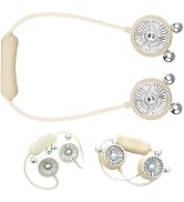 Portable Neck Fan Rechargeable, Personal Wearable Fan For Neck, Cute Neck Fan For Women Men, USB ...