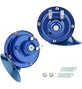 AWGUKA 2 PCS 300DB Extra Loud Train Horn, 12V Waterproof Electric Double Horn, Universal Car Horn...