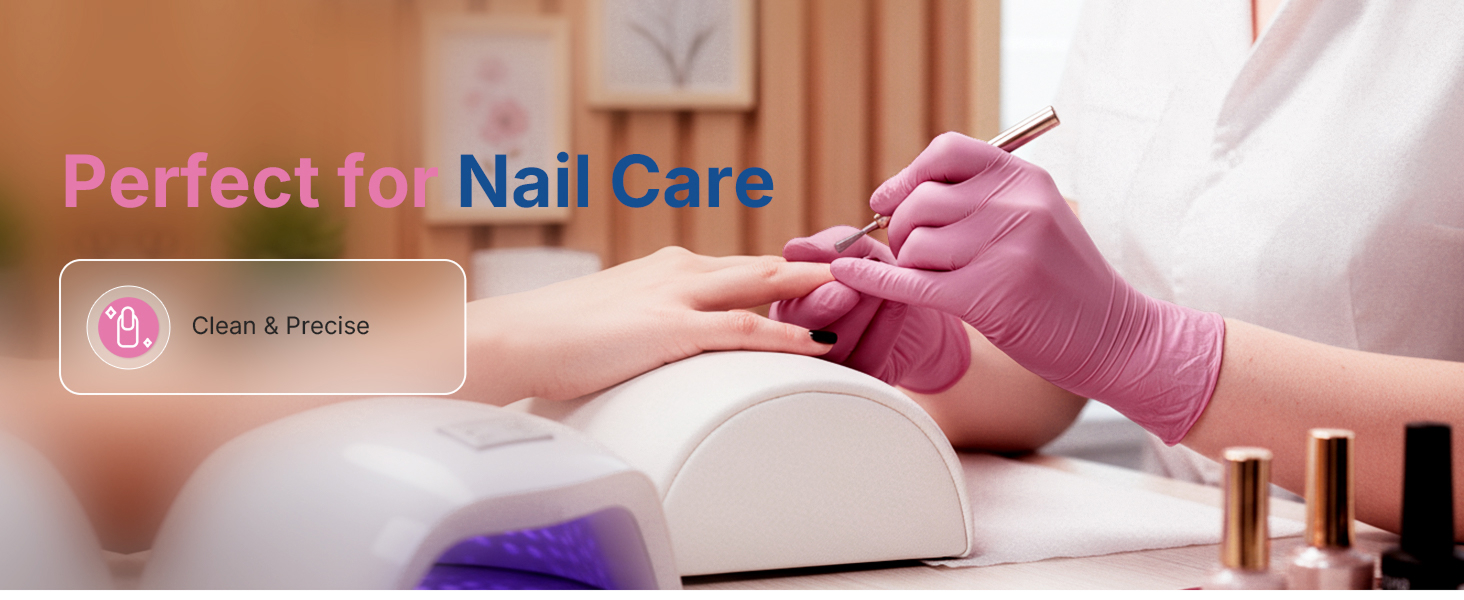 Pink Nitrile Gloves