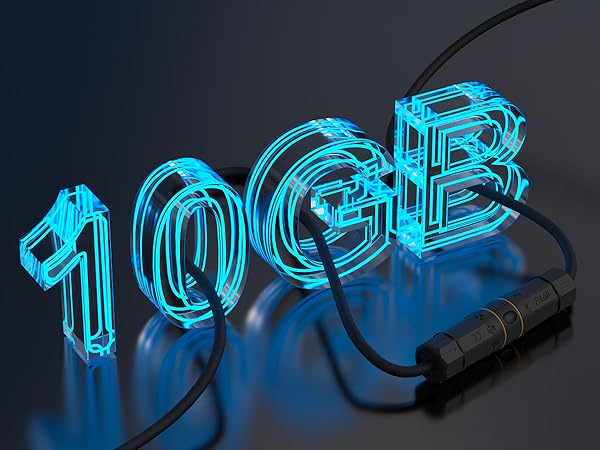 Transmission rate of up to 10 gbps