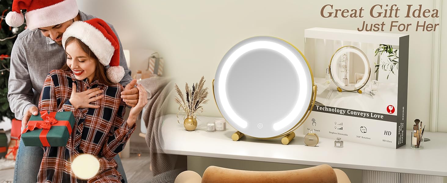 make up vanity mirror with lights