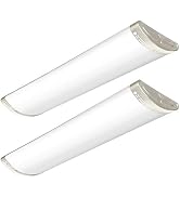 TychoLite 4FT LED Light Fixtures 80W 8800 Lumens, Dimmable 4 Foot LED Flush Mount Ceiling Lights ...