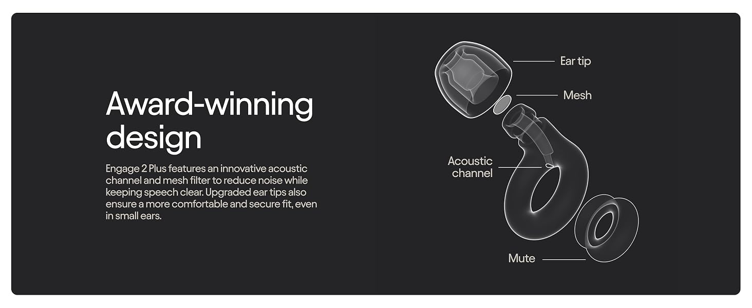 Loop Engage Plus Noise Reducing Earplugs