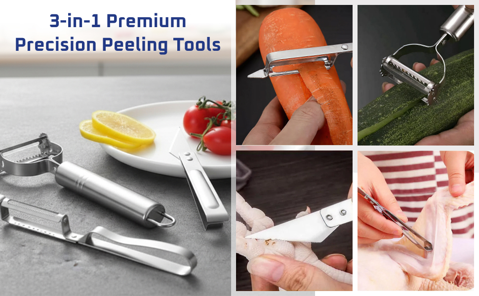 3-in-1 Premium Precision Peeling Tools