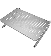 Suptek Monitor Stand Riser, Laptop Holder Printer Riser Desk Accessories, Vented Metal Platform a...