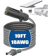QKJCE 10FT 7-Pin Trailer Plug Cord for Starlink Mini [Cleaner Setup] Waterproof 18AWG Starlink Mi...