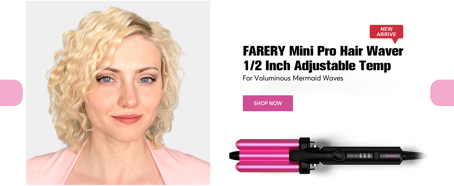farery hair crimper for women beach waves