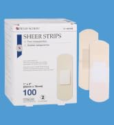 Henry Schein Adhesive Sheer Bandage Strips, 1