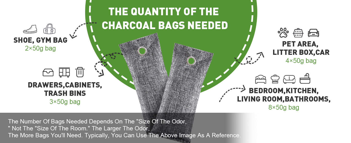 Bamboo charcoal bag