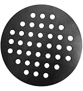 Quantfire 7.5" Cast Iron Bottom Fire Grate, BBQ High Heat Charcoal Plate for Kamado Joe Junior Fi...