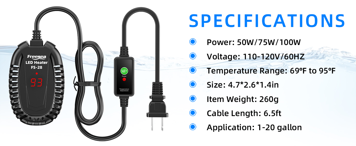 fish tank heater 5 gallon tank