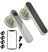 Fingerprint Door Lock,Smart Door knob,Biometric Door Lock,with passcode keypad Fobs keyless Entry...