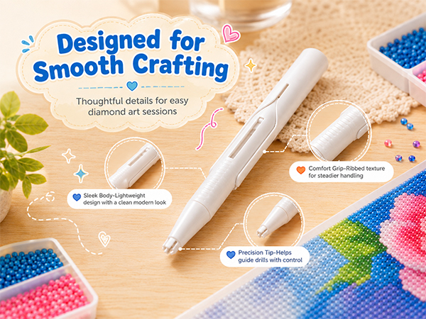 Diamond Art Automatic Bead Dispenser Pen 