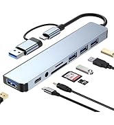 USB C Hub USB Hub 3.0, VIENON Aluminum 8 in 1 USB Splitter with 1 x USB 3.0, 3 x USB 2.0 and 1 x ...
