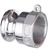 EASTRANS Aluminum Global Type A Cam and Groove Hose Fitting, 1.5