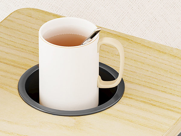 Laptop Desk for Bed, Adjustable Bed Table with USB Charge Port, Foldable Laptop Table