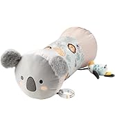 Nuby Animal Adventures Tummy Time Pillow - Infant Sensory Toy with Baby-Safe Mirror - Koala