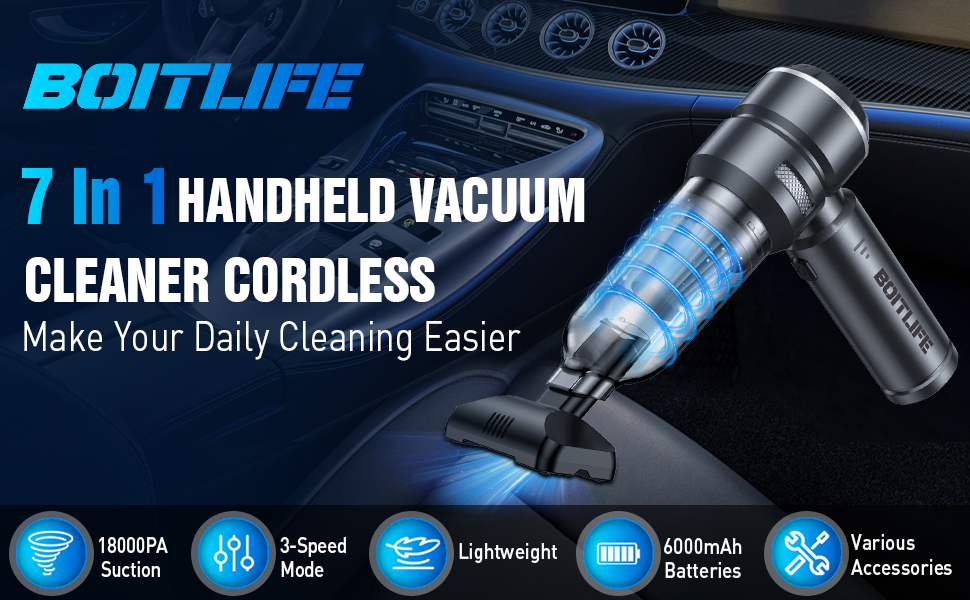 handheld car vacuum cleaner cordless