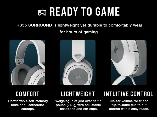 comfortable gaming headset, comfortable headset, flip-to-mute mic
