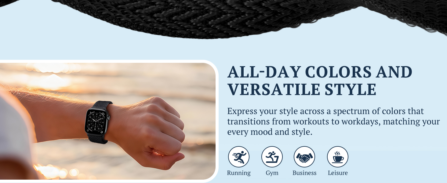 nylon sport loop band for apple watch band