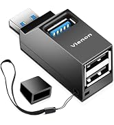 USB 3.0 Hub, VIENON 3-Port Portable USB Expander USB Splitter for Laptop, Car, Mac Pro, iMac, Mac...