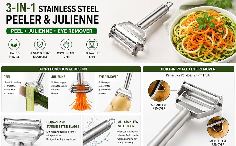 Ultra-versatile peeler