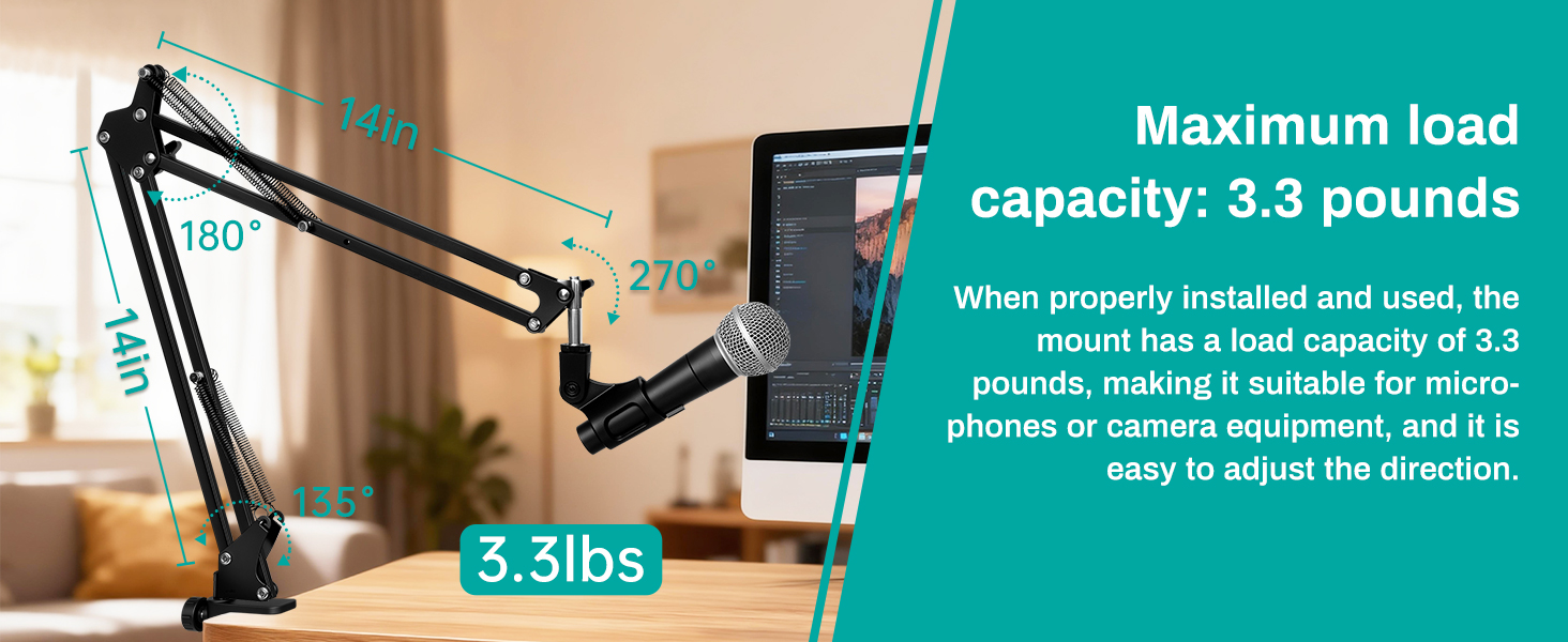 podcast mic stand