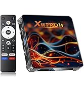 Android 14.0 TV Box 2025, Android Box 2GB 16GB Storage with RK3518 Quad-core CPU 4K 6K TV Box Sup...