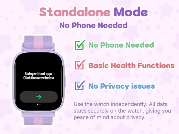 Smart Watch for kids Standalone Mode
