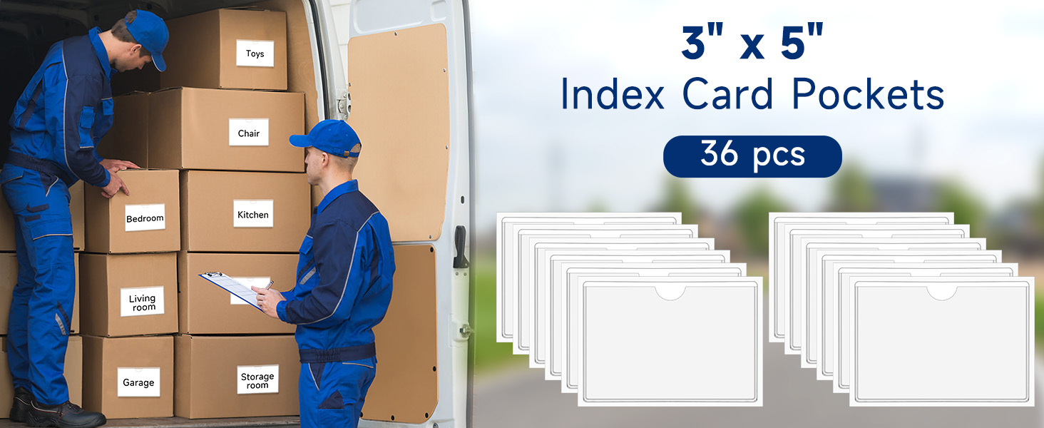 Index Card Pockets