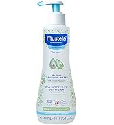 Mustela Baby Cleansing Water - No-Rinse Micellar Water - with Natural Avocado &amp; Aloe Vera - for B...