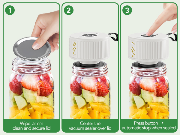 electric vacuum sealer for mason jars