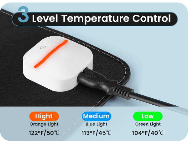 Heated Desk Pad, Heated Mouse Pad – Desk Mat