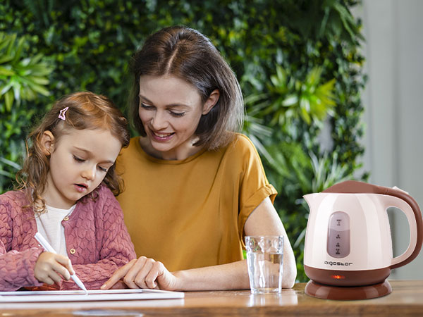 Small Electric Kettle BPA-free small portable mini kettle water boiler tea pot travel kettle