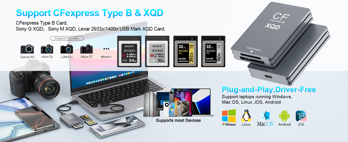 cfexpress type b card reader