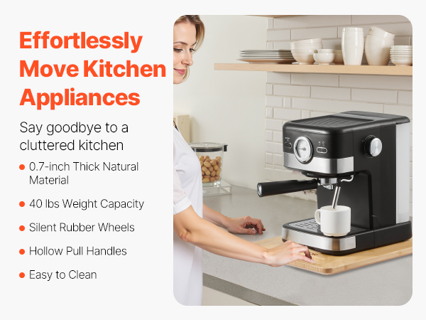 bamboo appliance slider