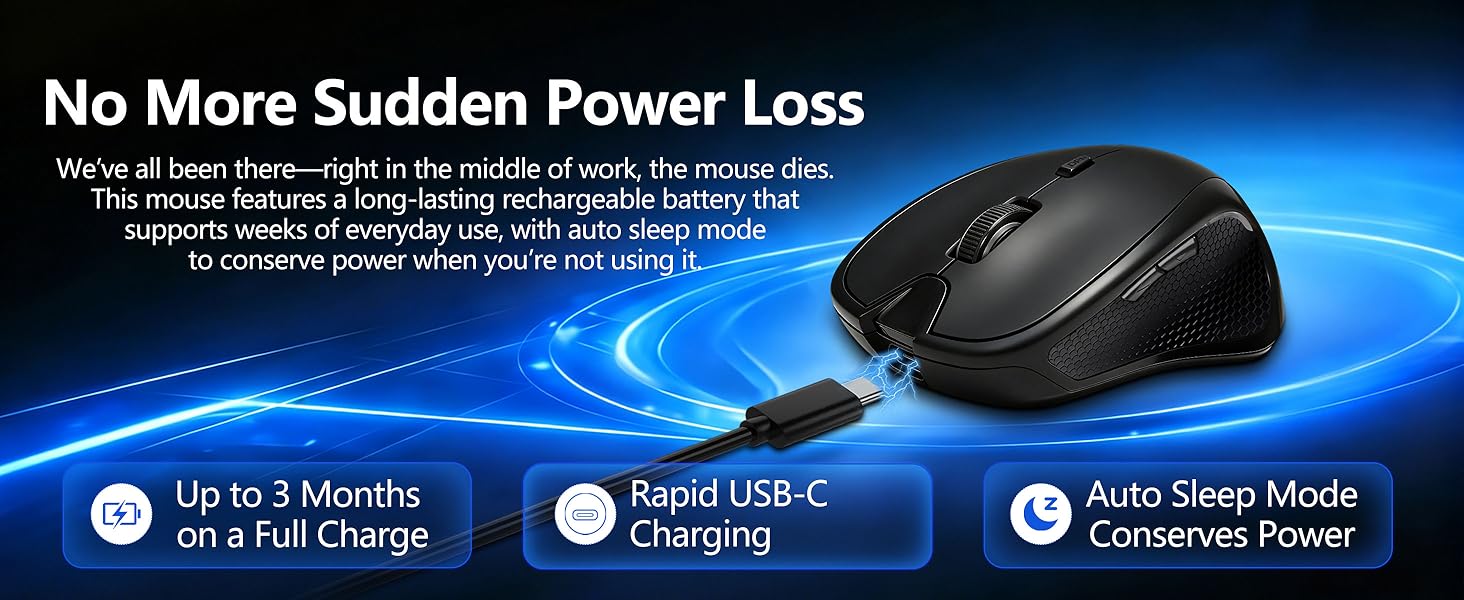 wireless mouse rechargeable