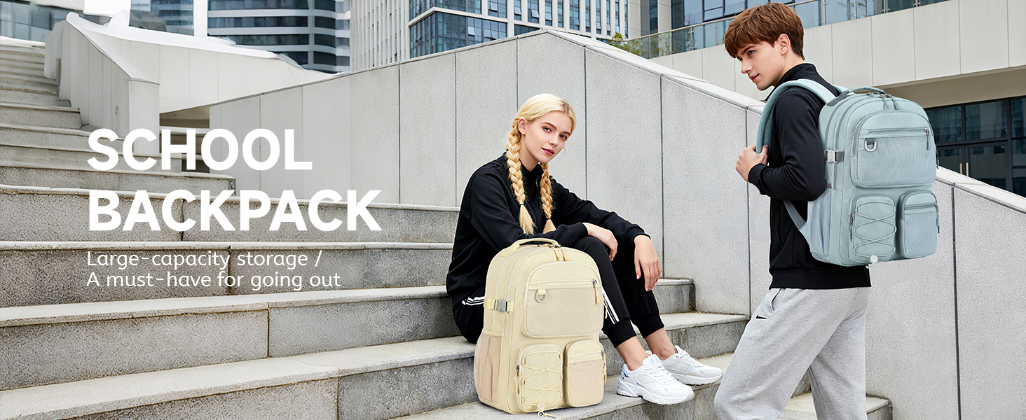 Multi-Pocket Backpack