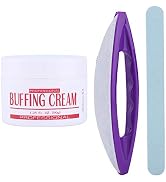 Nail Buffers Blocks For Nails,Manicure Polishing Kit,Nail Art Buffing Cream+Nail Brush Buffer+Pol...