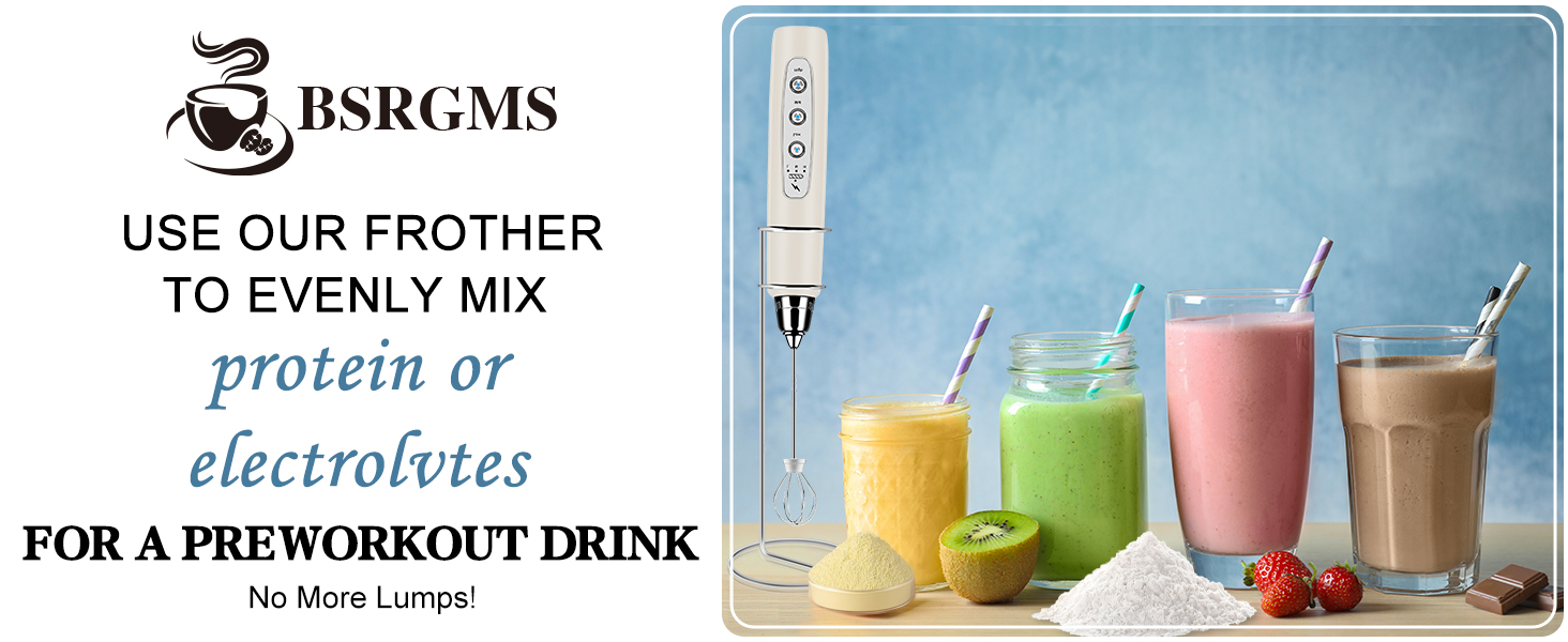 Milk Frother Handheld for Coffee