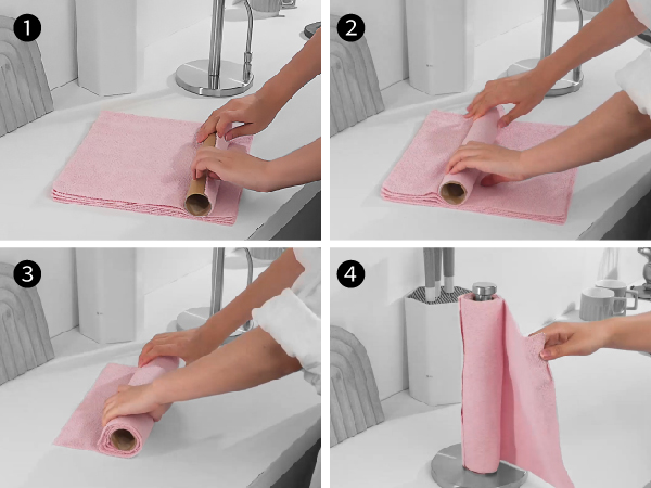 Fantasticlean Microfiber Cleaning Cloth Roll