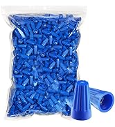Crweety 1000PCS Wire Connectors Nuts 0.69"x0.4" inches Electric Wire Caps Insulating Insert Twist...
