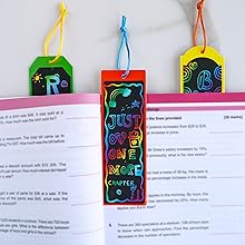Magic Color Scratch Bookmarks Craft Kits