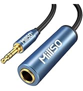 MillSO 1/4 to 3.5mm Headphone Adapter, TRS 6.35mm Female to 3.5mm Male 1/8 to 1/4 Stereo Audio Ad...